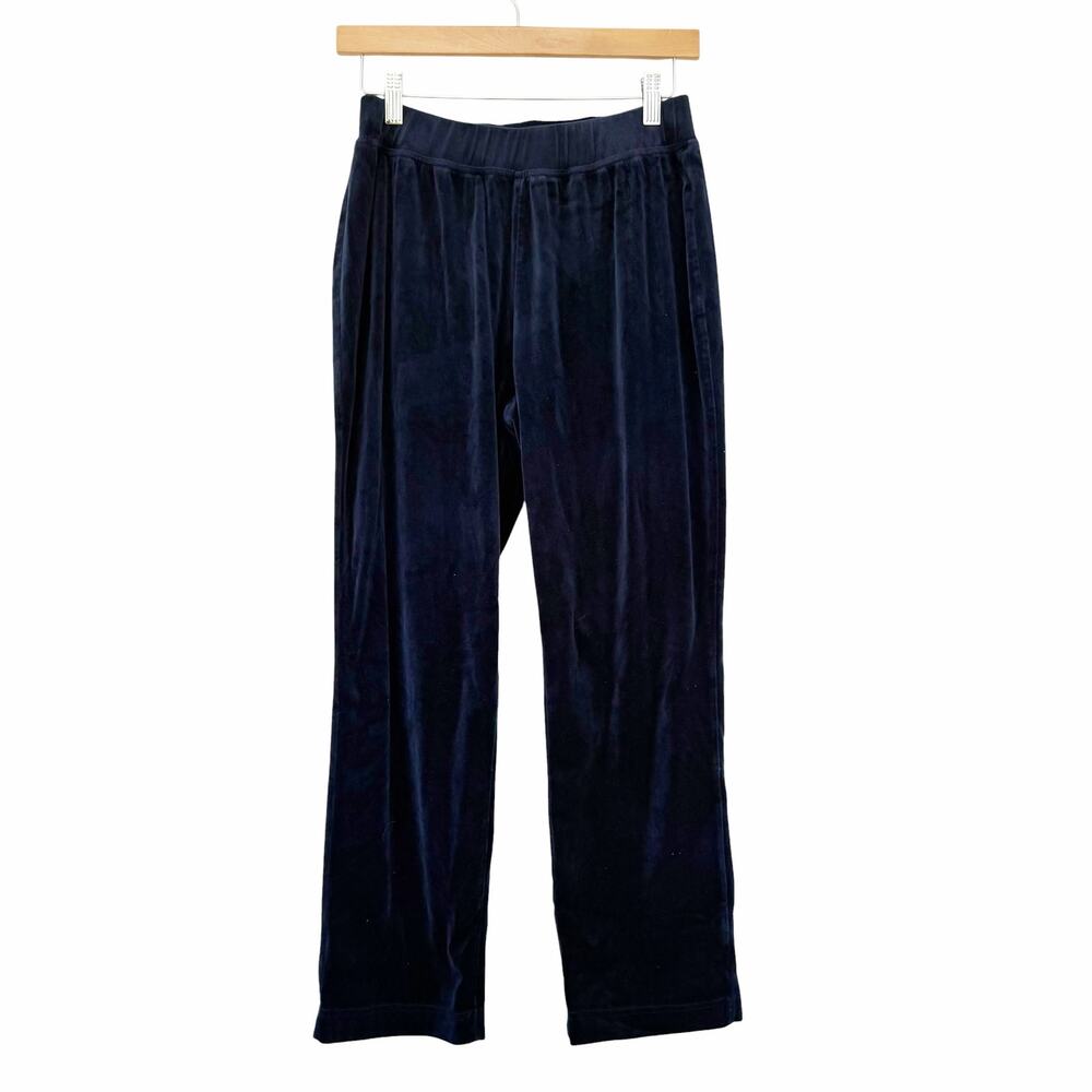 Hasting & Smith Navy Blue Velour Pull On Pants Sz PM